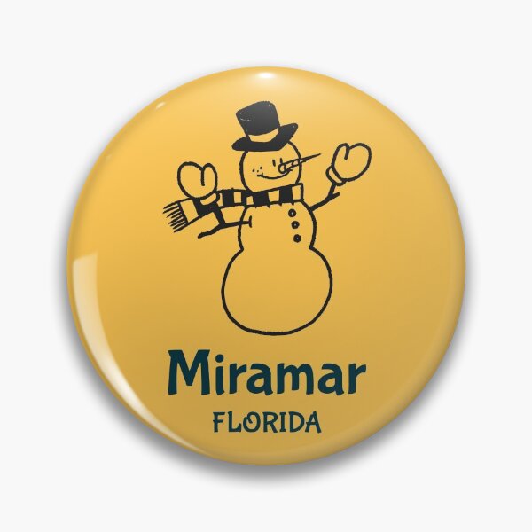 Item preview, Miramar Florida Snowman designed and sold by Taumaturgo.