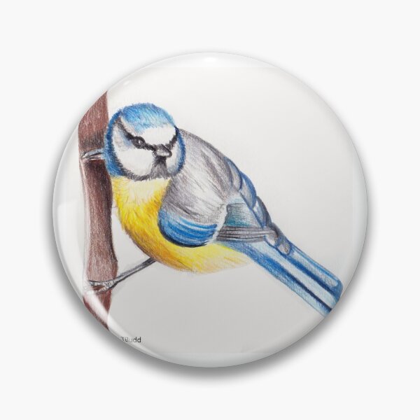 Item preview, Blue Tit ready to fly designed and sold by Tiffany Budd.