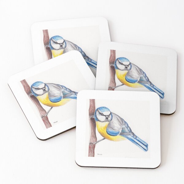 Item preview, Blue Tit ready to fly designed and sold by Tiffany Budd.