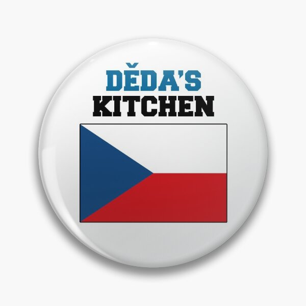 Item preview, Deda's Kitchen Featuring Czech Flag designed and sold by jaycartoonist.