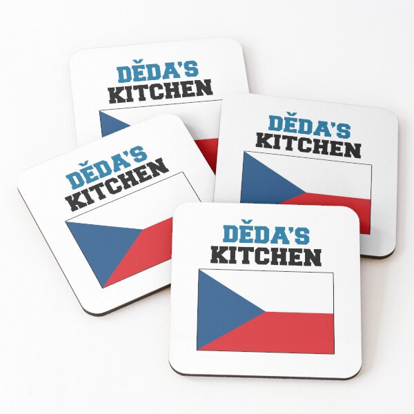 Item preview, Deda's Kitchen Featuring Czech Flag designed and sold by jaycartoonist.