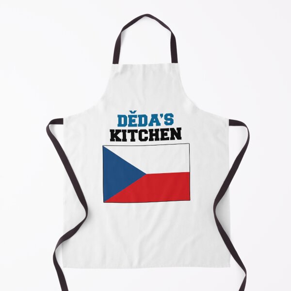 Item preview, Deda's Kitchen Featuring Czech Flag designed and sold by jaycartoonist.