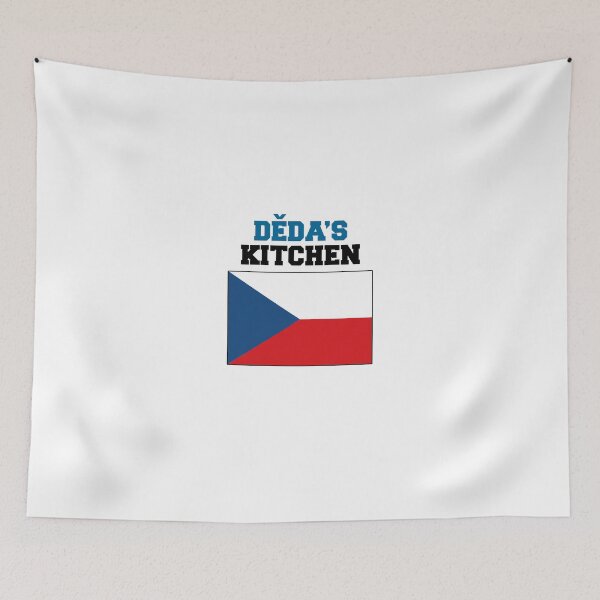 Item preview, Deda's Kitchen Featuring Czech Flag designed and sold by jaycartoonist.