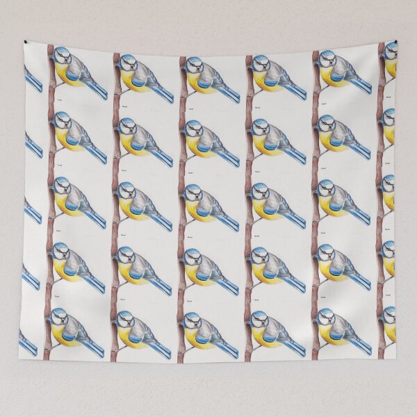 Item preview, Blue Tit ready to fly designed and sold by Tiffany Budd.