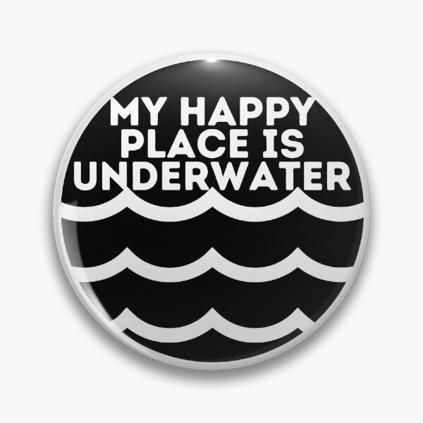 Item preview, My Happy Place Is Underwater designed and sold by StudioAquaLumos.