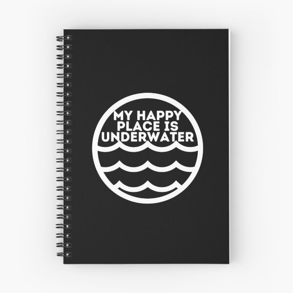 Item preview, My Happy Place Is Underwater designed and sold by StudioAquaLumos.