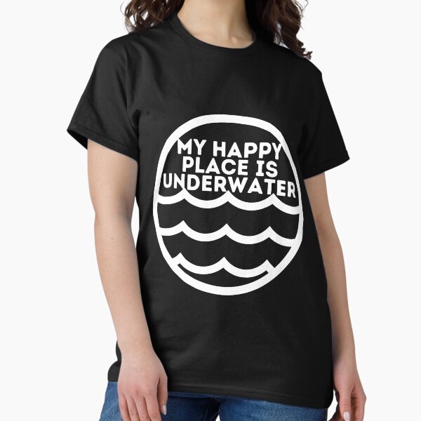 Item preview, My Happy Place Is Underwater designed and sold by StudioAquaLumos.