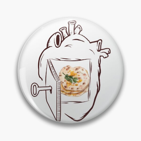 Item preview, Naan In My Heart designed and sold by foodisthekey.