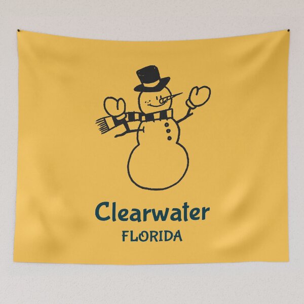 Item preview, Clearwater Florida Snowman designed and sold by Taumaturgo.