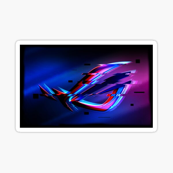 Rog Glitch Sticker