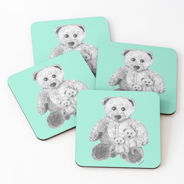 Item preview, Three Little Bears, Mummy and Babies, Teddy Bears, hand painted. Design 2 designed and sold by Jennifer Morcom.