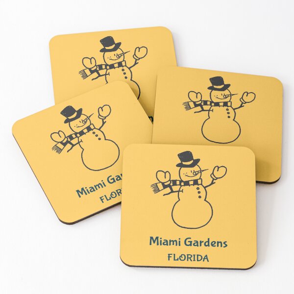 Item preview, Miami Gardens Florida Snowman designed and sold by Taumaturgo.