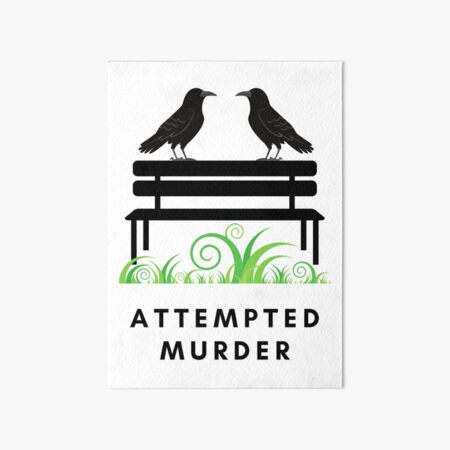 The Crows: Attempted Murder Art Board Print