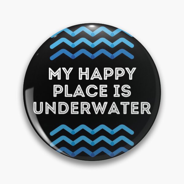Item preview, My Happy Place Is Underwater designed and sold by StudioAquaLumos.