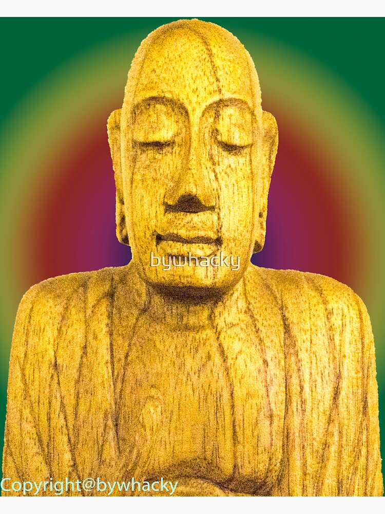 Wooden Budha by bywhacky