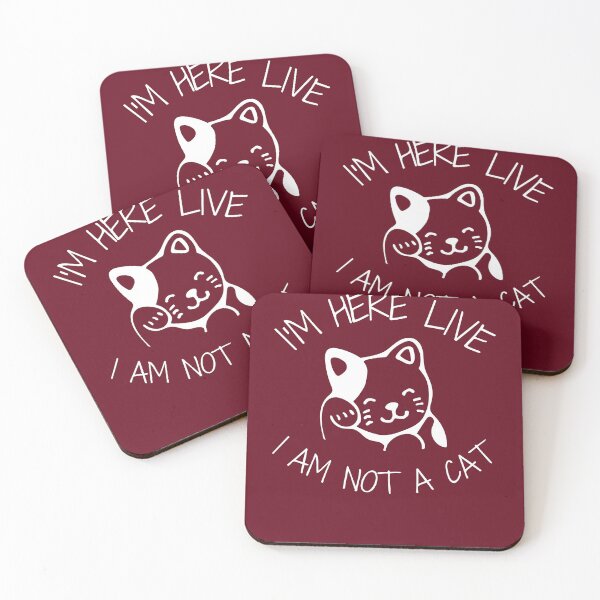 Item preview, I Am Here Live I Am Not A Cat - I'm Here Live I'm Not A Cat - I'm Here Live I Am Not A Cat designed and sold by WonderWear.