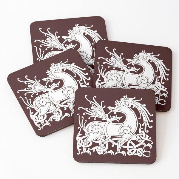 Item preview, Ringerike fanged deer white designed and sold by KulikovIvan.