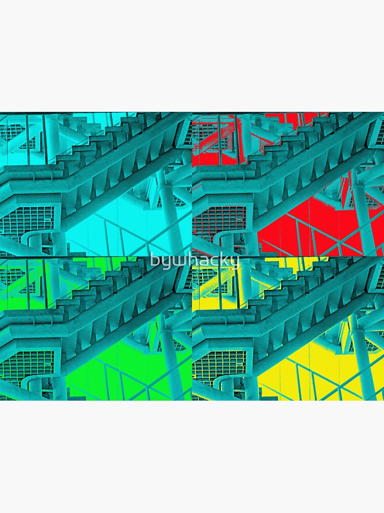 Thumbnail 3 of 3, Sticker, 4 stairs of colour from the Kettrin'Kollection designed and sold by bywhacky.
