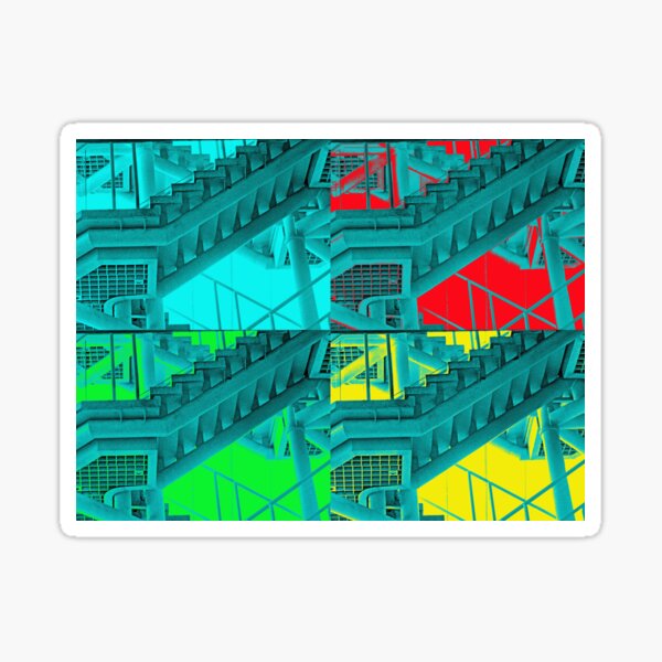 4 stairs of colour from the Kettrin'Kollection Sticker