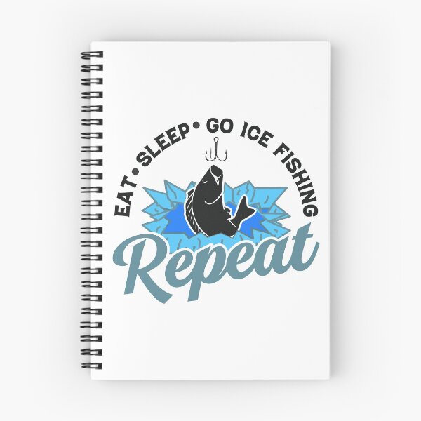 Item preview, EAT, SLEEP, GO ICE FISHING, REPEAT COLLECTION designed and sold by JRM Tees & More Store.