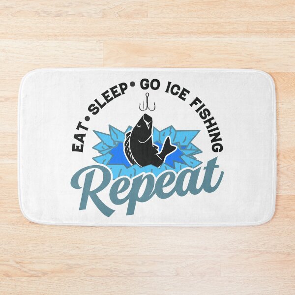 Item preview, EAT, SLEEP, GO ICE FISHING, REPEAT COLLECTION designed and sold by JRM Tees & More Store.