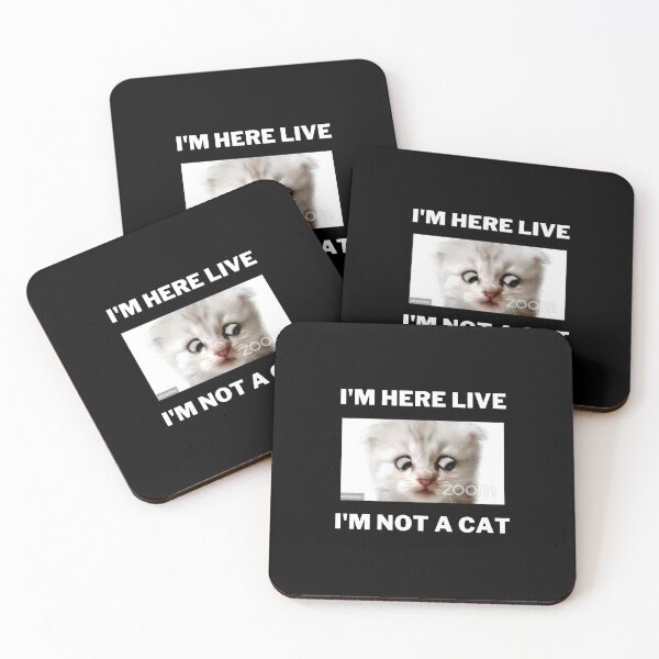Item preview, Laywer Cat Filter - "I'm here live, I'm not a cat" designed and sold by reallyrealnow.