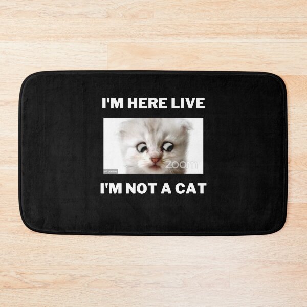 Item preview, Laywer Cat Filter - "I'm here live, I'm not a cat" designed and sold by reallyrealnow.