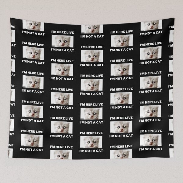 Item preview, Laywer Cat Filter - "I'm here live, I'm not a cat" designed and sold by reallyrealnow.
