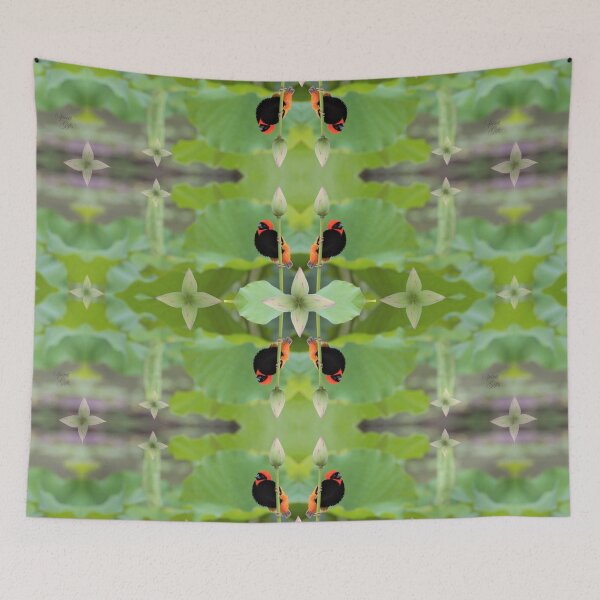 Item preview, Green Lily Pad Red Bishop Guards C  designed and sold by SpiritGifts.