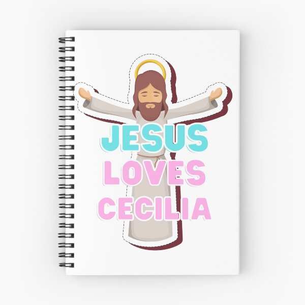 Item preview, Jesus Loves Cecilia designed and sold by Sheen-designs.