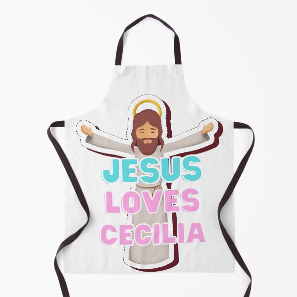 Item preview, Jesus Loves Cecilia designed and sold by Sheen-designs.
