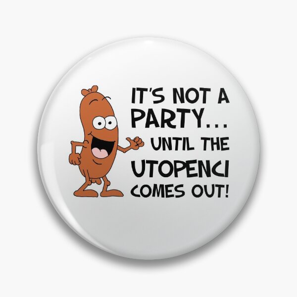 Item preview, Not A Party Until Utopenci Czech designed and sold by jaycartoonist.