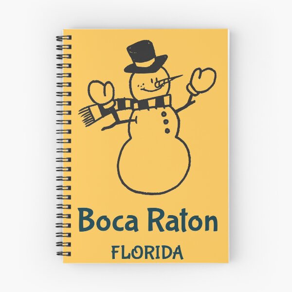 Item preview, Boca Raton Florida Snowman designed and sold by Taumaturgo.