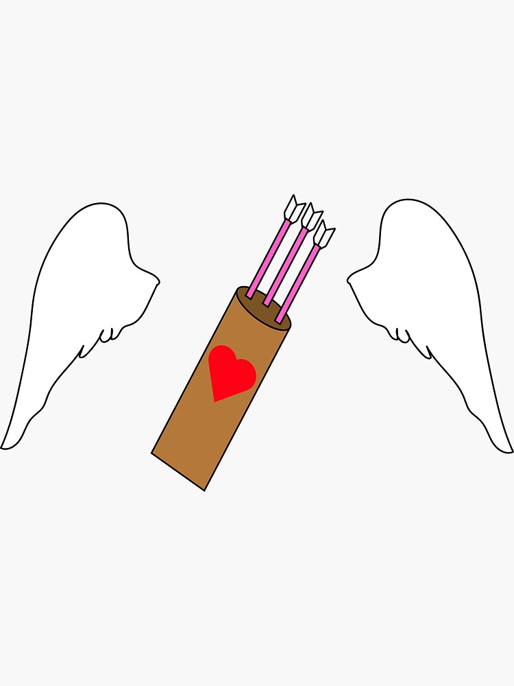 Valentine's Day Cupid Wings and Quiver by HickamCreative