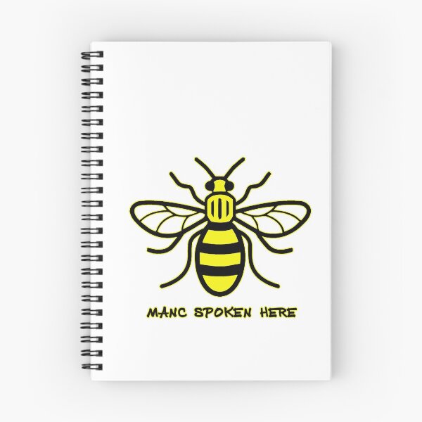 Item preview, Manchester Worker Bee "Manc spoken here" (white background) designed and sold by bravoalpha.