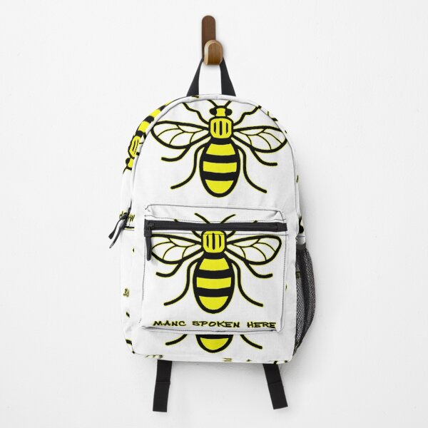 Item preview, Manchester Worker Bee "Manc spoken here" (white background) designed and sold by bravoalpha.