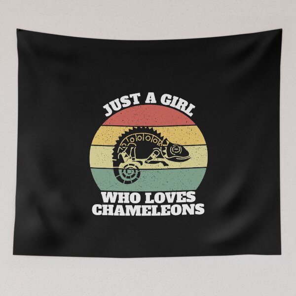 Item preview, Just A Girl Who Loves Chameleons Chamaeleons  designed and sold by Salvadax.