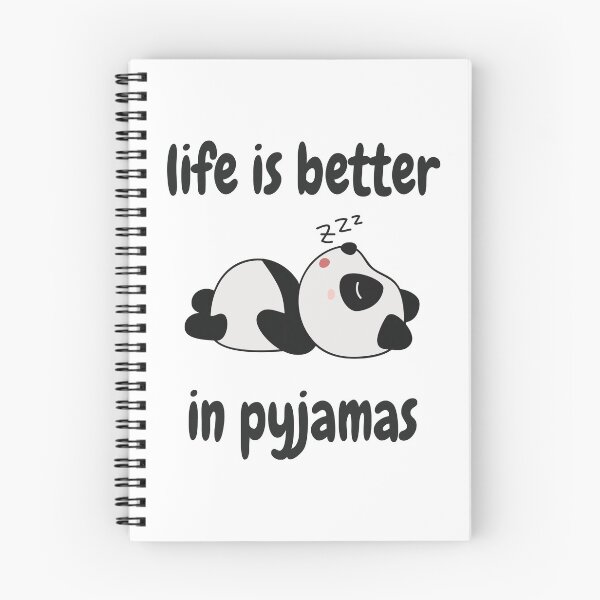 Item preview, Life Is Better In Pyjamas designed and sold by curledup-cat.