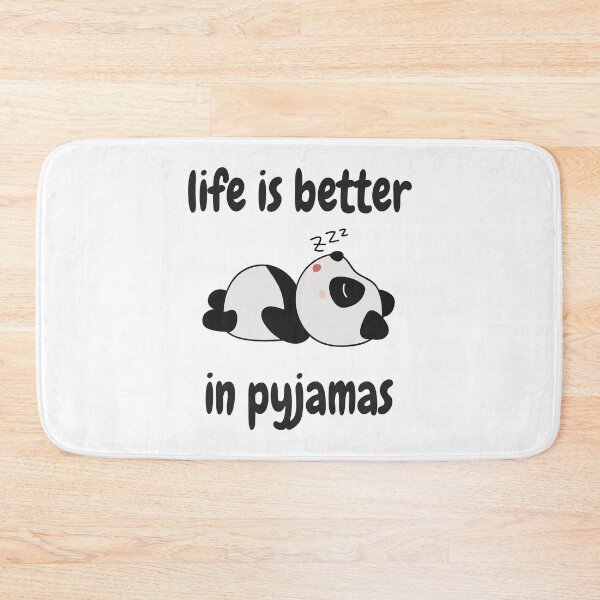 Item preview, Life Is Better In Pyjamas designed and sold by curledup-cat.