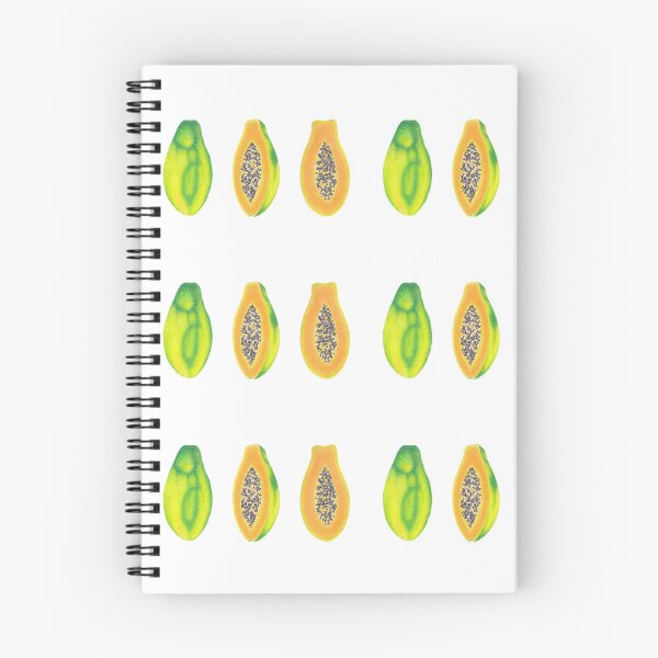 Artikelvorschau, Drei Papayas - Buntstiftzeichnung entworfen und verkauft von MikkiDashDesign.