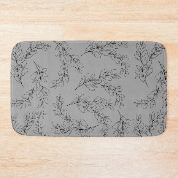 Item preview, foliage pattern grey designed and sold by sarahnanziri.