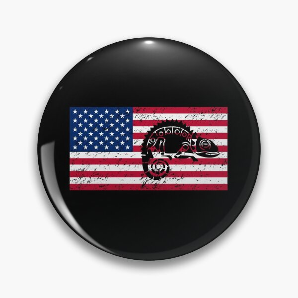 Item preview, Chameleon Chamaeleon Patriotic American Flag designed and sold by Salvadax.