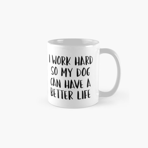 Work Hard and Be Nice to People Ceramic Coffee Mug Watercolor Quote