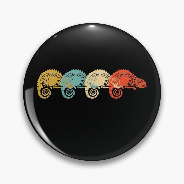 Item preview, Chameleon Chamaeleon Retro Vintage Design  designed and sold by Salvadax.