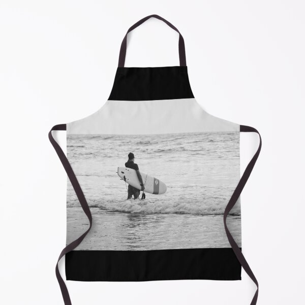 Item preview, Surfer looking out black and white designed and sold by JackieFineArt.