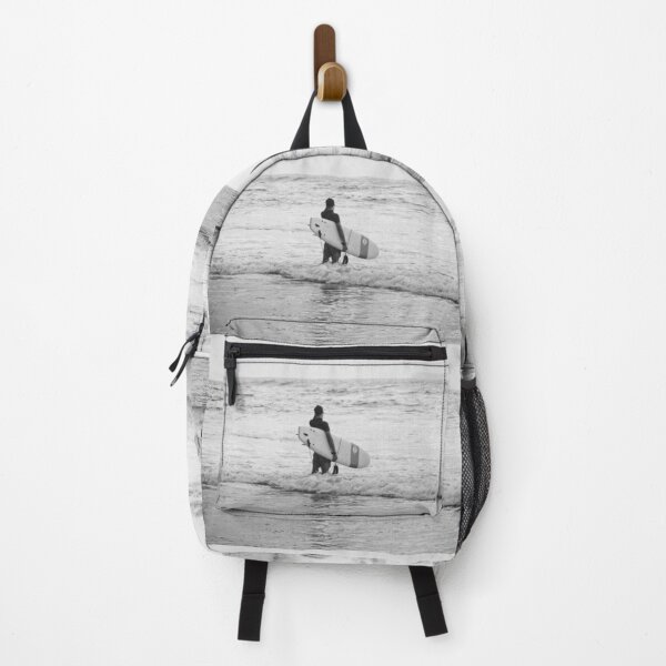 Item preview, Surfer looking out black and white designed and sold by JackieFineArt.