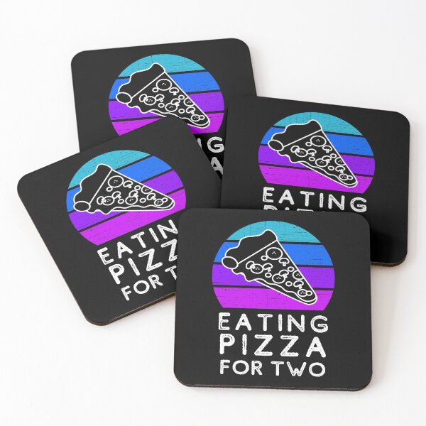 Item preview, Eating Pizza for Two Mother Pregnant Eating Lover of Pizza Baby Maternity designed and sold by Emerg-Apparel.