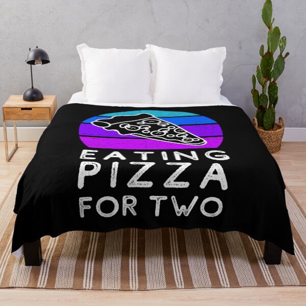 Item preview, Eating Pizza for Two Mother Pregnant Eating Lover of Pizza Baby Maternity designed and sold by Emerg-Apparel.