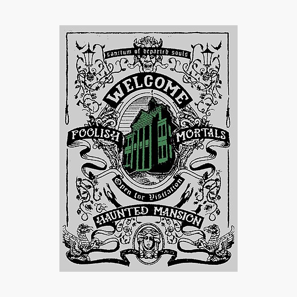 Item preview, Welcome Haunted Mansion designed and sold by zefizuku.