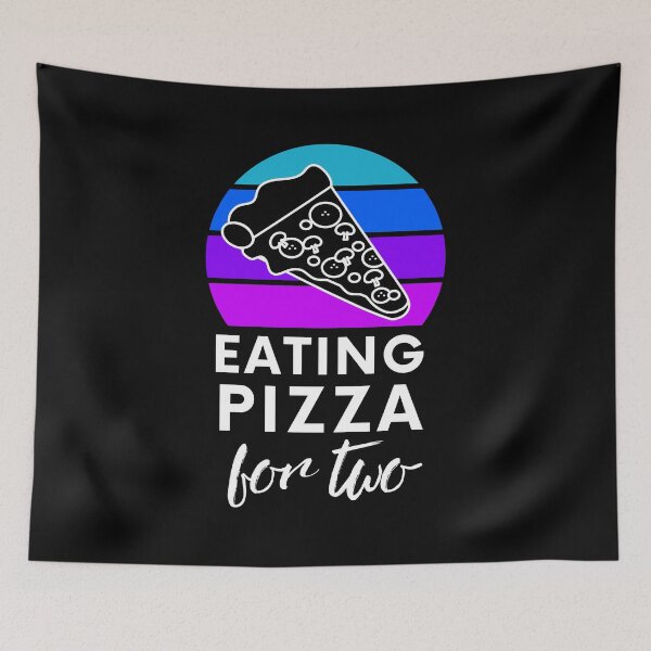 Item preview, Eating Pizza for Two Mother Pregnant Eating Lover of Pizza Baby Maternity designed and sold by Emerg-Apparel.